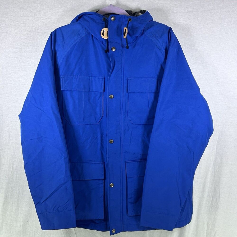 L.L. Bean Original Baxter State Parka '82 Jacket Blue Wool Men Size Large NWT